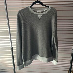 Billy Reid Gray Striped Men's Shirt